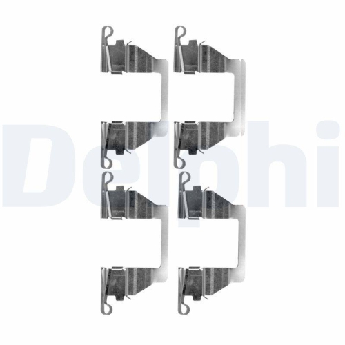 DELPHI Zubeh&ouml;rsatz, Scheibenbremsbelag LX0527