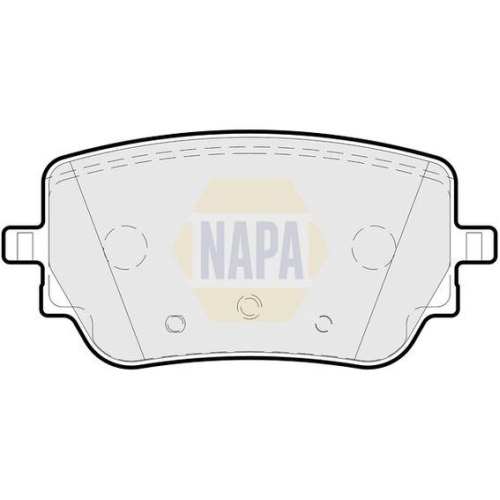 NAPA Bremsbelagsatz, Scheibenbremse NAPA NBP1679