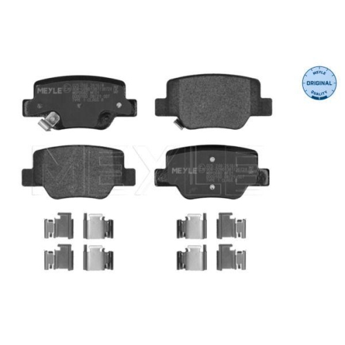 MEYLE Bremsbelagsatz, Scheibenbremse MEYLE-ORIGINAL: True to OE. 025 249 2616/W