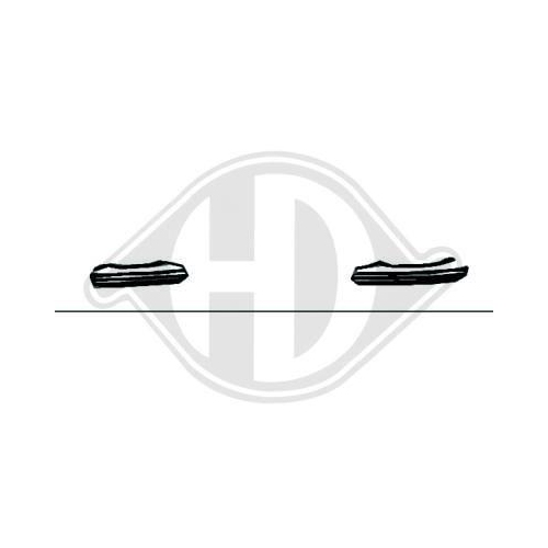 DIEDERICHS Zier-/Schutzleiste, K&uuml;hlergitter 6613042