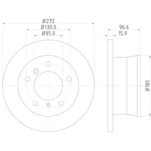 DON Bremsscheibe PCD18302