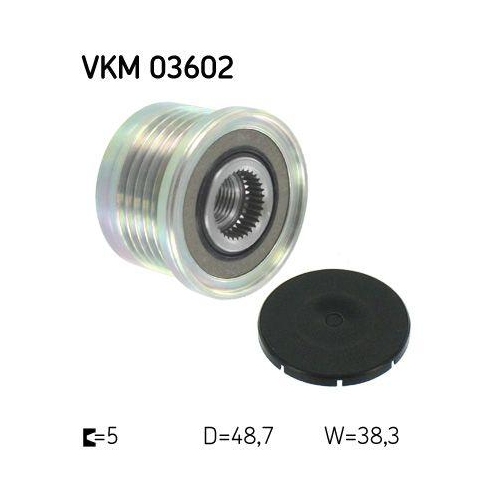 SKF Generatorfreilauf VKM 03602