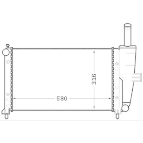MAHLE K&uuml;hler, Motork&uuml;hlung BEHR CR 1443 000S