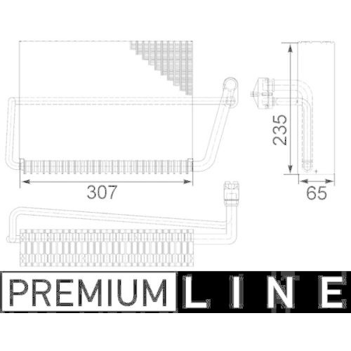 MAHLE Verdampfer, Klimaanlage BEHR *** PREMIUM LINE ***