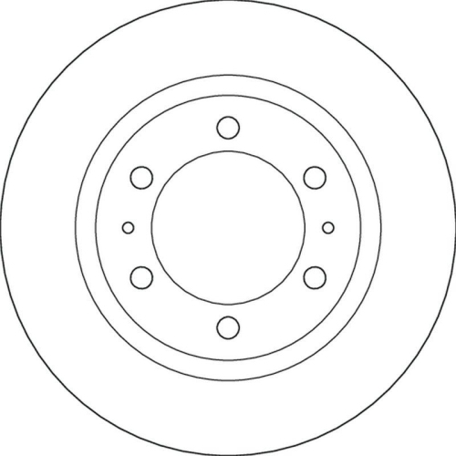 TRW Bremsscheibe TRW SINGLE DF6817S