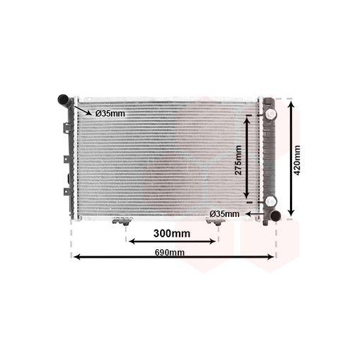VAN WEZEL K&uuml;hler, Motork&uuml;hlung 30002061