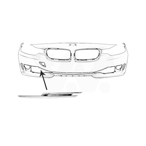 VAN WEZEL Zier-/Schutzleiste, K&uuml;hlergitter 0670482