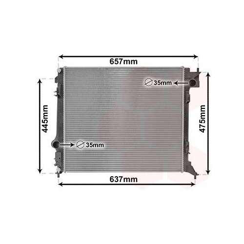 VAN WEZEL K&uuml;hler, Motork&uuml;hlung 13012701