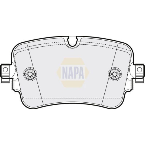 NAPA Bremsbelagsatz, Scheibenbremse NAPA NBP1628