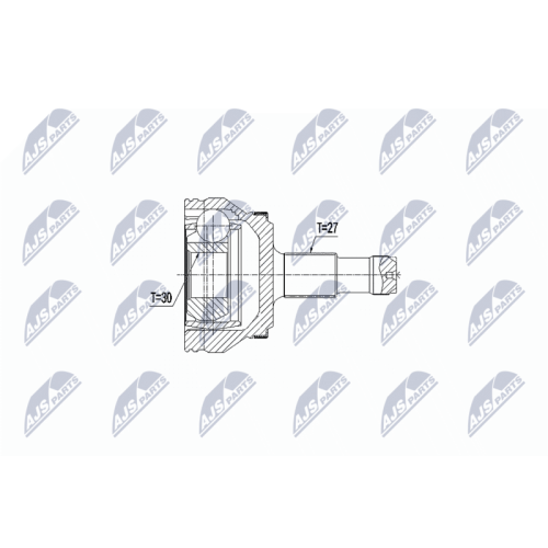 NTY Gelenksatz, Antriebswelle NPZ-ME-019