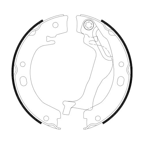 HELLA Bremsbackensatz, Feststellbremse 8DA 355 050-741