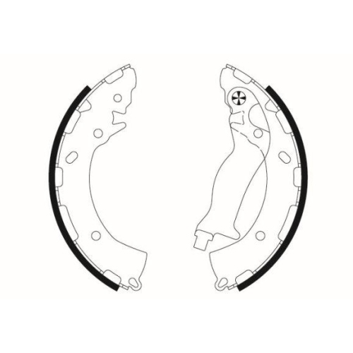 TEXTAR Bremsbackensatz 91080800