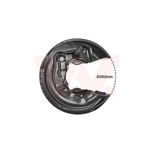 VAN WEZEL Spritzblech, Bremsscheibe 0334373