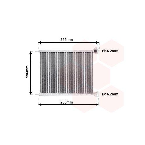 VAN WEZEL W&auml;rmetauscher, Innenraumheizung 40006366