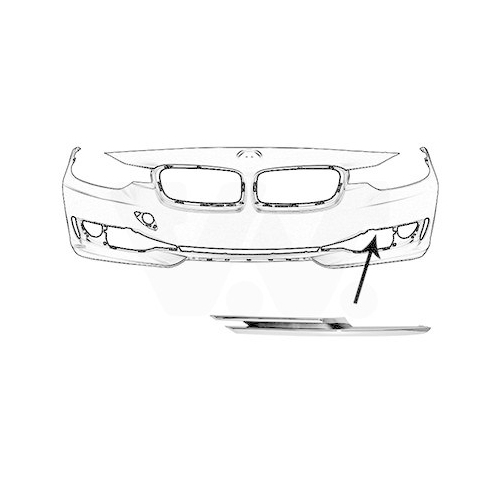 VAN WEZEL Zier-/Schutzleiste, K&uuml;hlergitter 0670483