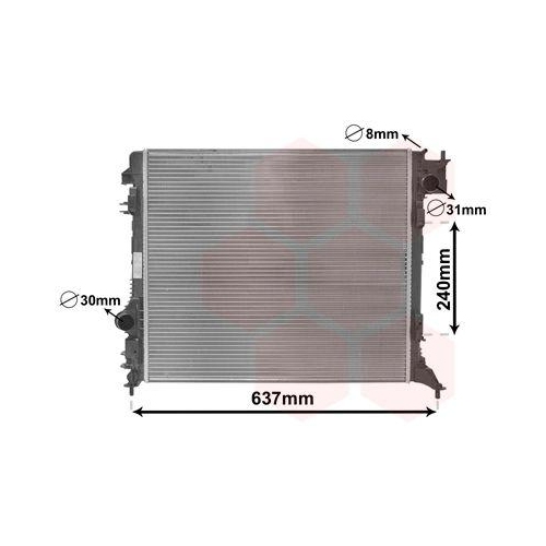 VAN WEZEL K&uuml;hler, Motork&uuml;hlung 13012703