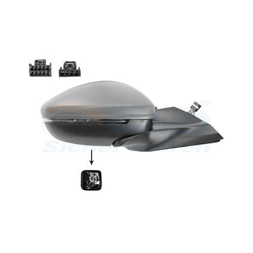 VAN WEZEL Au&szlig;enspiegel * HAGUS * 4092818