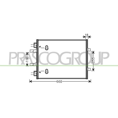 PRASCO Kondensator, Klimaanlage PrascoSelection OP934C001