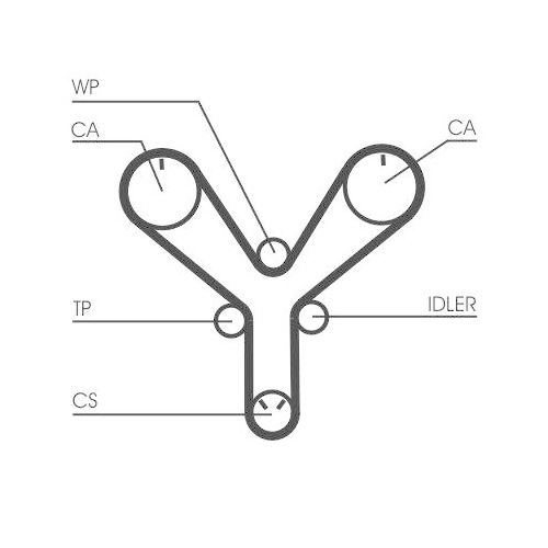 CONTINENTAL CTAM Zahnriemen CT1147