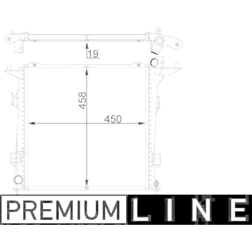 MAHLE K&uuml;hler, Motork&uuml;hlung BEHR *** PREMIUM LINE *** CR 1401 000P