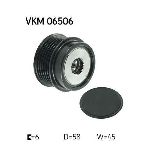 SKF Generatorfreilauf VKM 06506