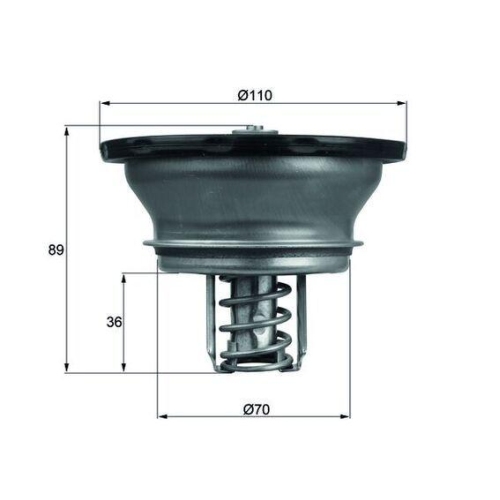 MAHLE Thermostat, K&uuml;hlmittel BEHR THD 3 82