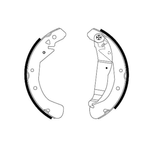 HELLA Bremsbackensatz 8DB 355 001-631