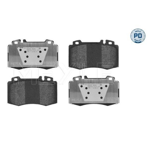 MEYLE Bremsbelagsatz, Scheibenbremse MEYLE-PD: Advanced performance and design. 025 232 7117/PD