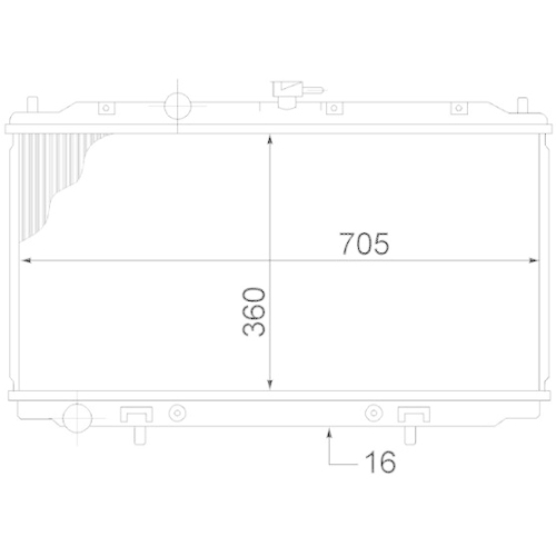 MAHLE K&uuml;hler, Motork&uuml;hlung BEHR CR 1486 000S