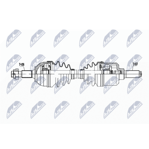 NTY Antriebswelle NPW-PE-093