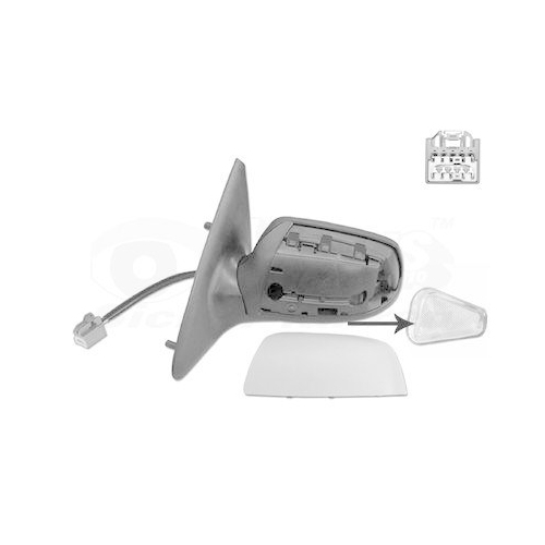 VAN WEZEL Au&szlig;enspiegel * HAGUS * 1829827