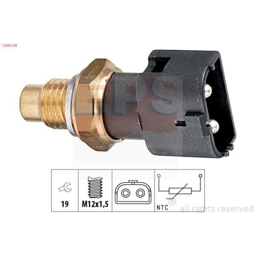 EPS Sensor, K&uuml;hlmitteltemperatur Made in Italy - OE Equivalent 1.830.109