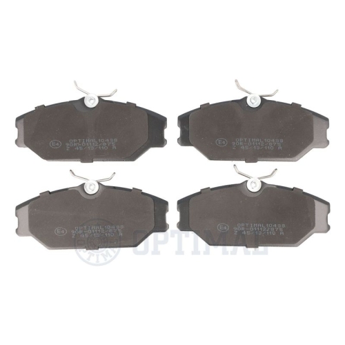 OPTIMAL Bremsbelagsatz, Scheibenbremse BP-10438
