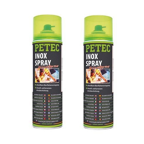 2x PETEC Schweißprimer INOX Spray 500ml Schweissnaht Versiegelung
