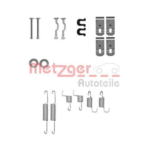 METZGER AUTOTEILE Zubeh&ouml;rsatz, Feststellbremsbacken GREENPARTS 105-0028