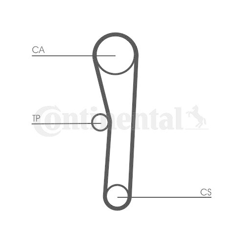 CONTINENTAL CTAM Zahnriemen CT562