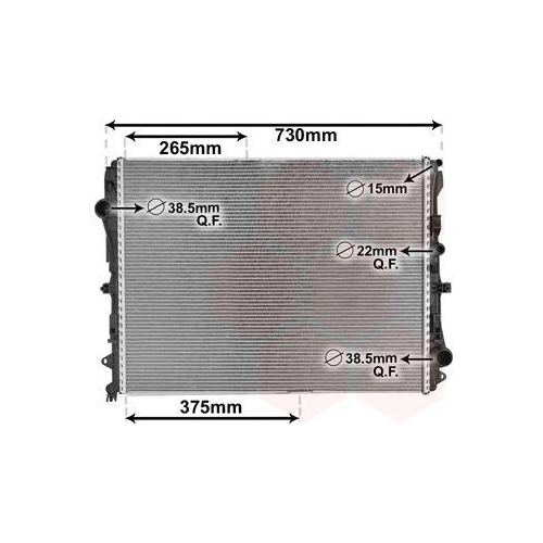 VAN WEZEL K&uuml;hler, Motork&uuml;hlung 30002667