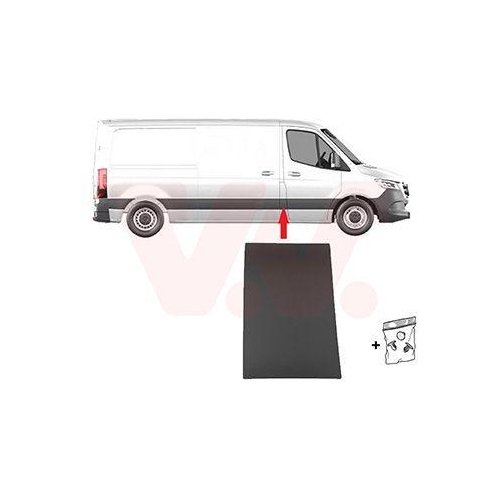 VAN WEZEL Zier-/Schutzleiste, Seitenwand 2973416