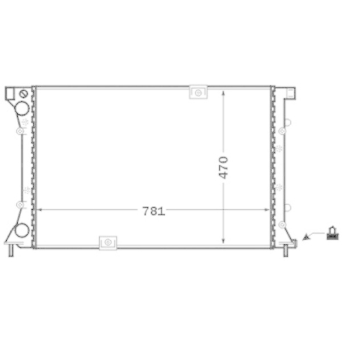 MAHLE K&uuml;hler, Motork&uuml;hlung BEHR CR 1505 000S