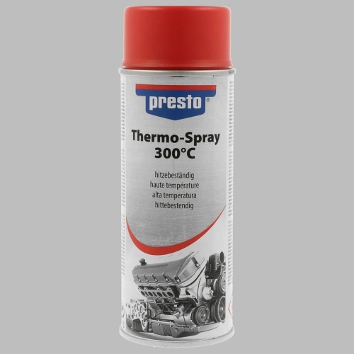 Presto Thermo Spray Lack Hitzebest&auml;ndig Hitzefest bis 300 Grad Rot 400ml 428733