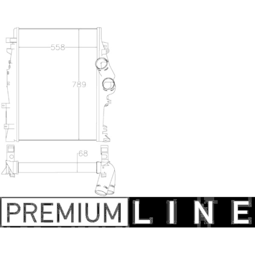 MAHLE Ladeluftkühler BEHR *** PREMIUM LINE ***