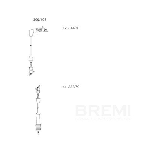 BREMI Z&uuml;ndleitungssatz 300/103