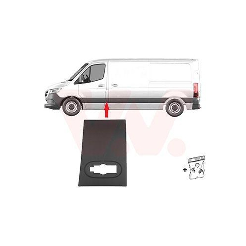 VAN WEZEL Zier-/Schutzleiste, Seitenwand 2973417