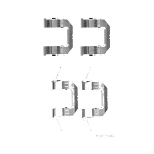 HERTH+BUSS JAKOPARTS Zubeh&ouml;rsatz, Scheibenbremsbelag J3661028