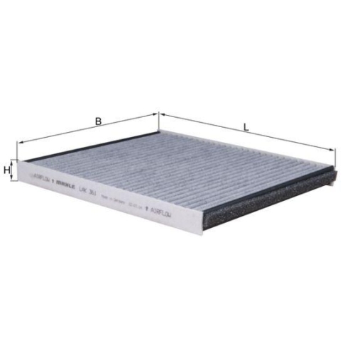 MAHLE Filter, Innenraumluft LAK 361