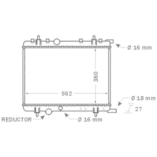 MAHLE K&uuml;hler, Motork&uuml;hlung BEHR CR 1434 000S