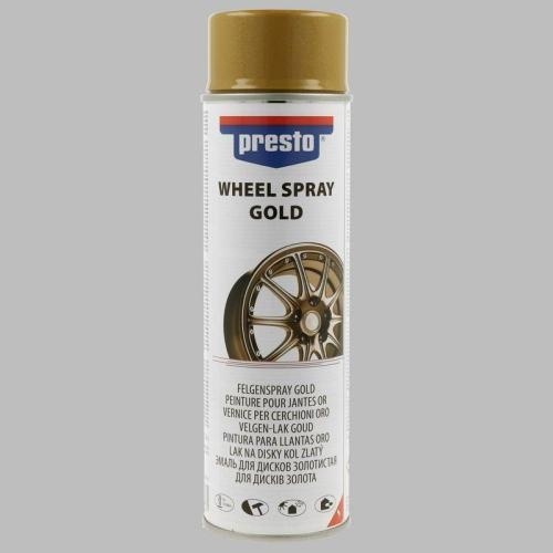 Presto Felgenspray Farbspray Wheel Spray Gold 500ml