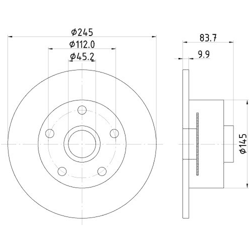 DON Bremsscheibe PCD18481