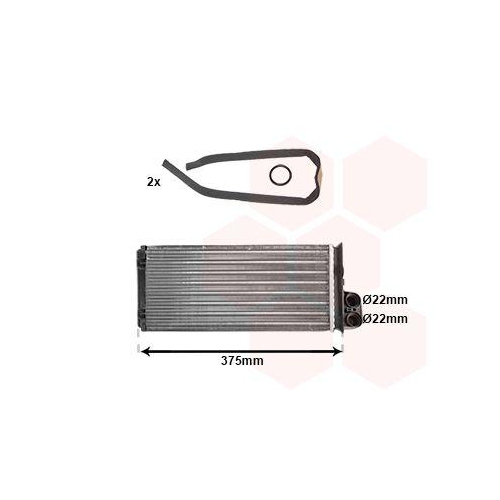 VAN WEZEL W&auml;rmetauscher, Innenraumheizung *** IR PLUS *** 43006226
