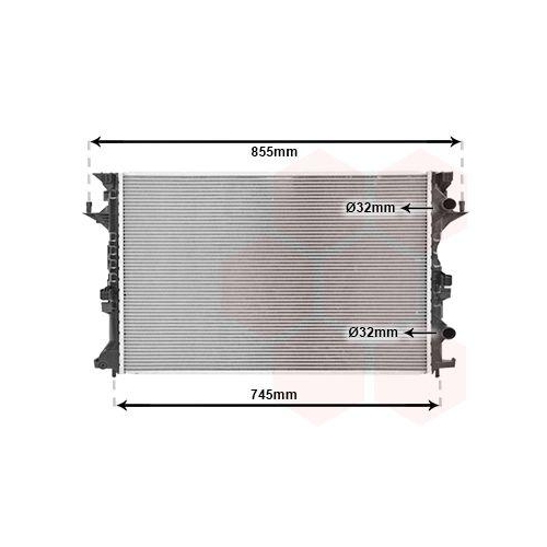 VAN WEZEL K&uuml;hler, Motork&uuml;hlung 43002421